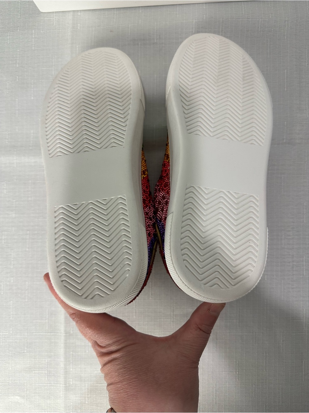 Betsey Johnson Sidny Rainbow Sneaker Size 6 - Picture 11 of 12